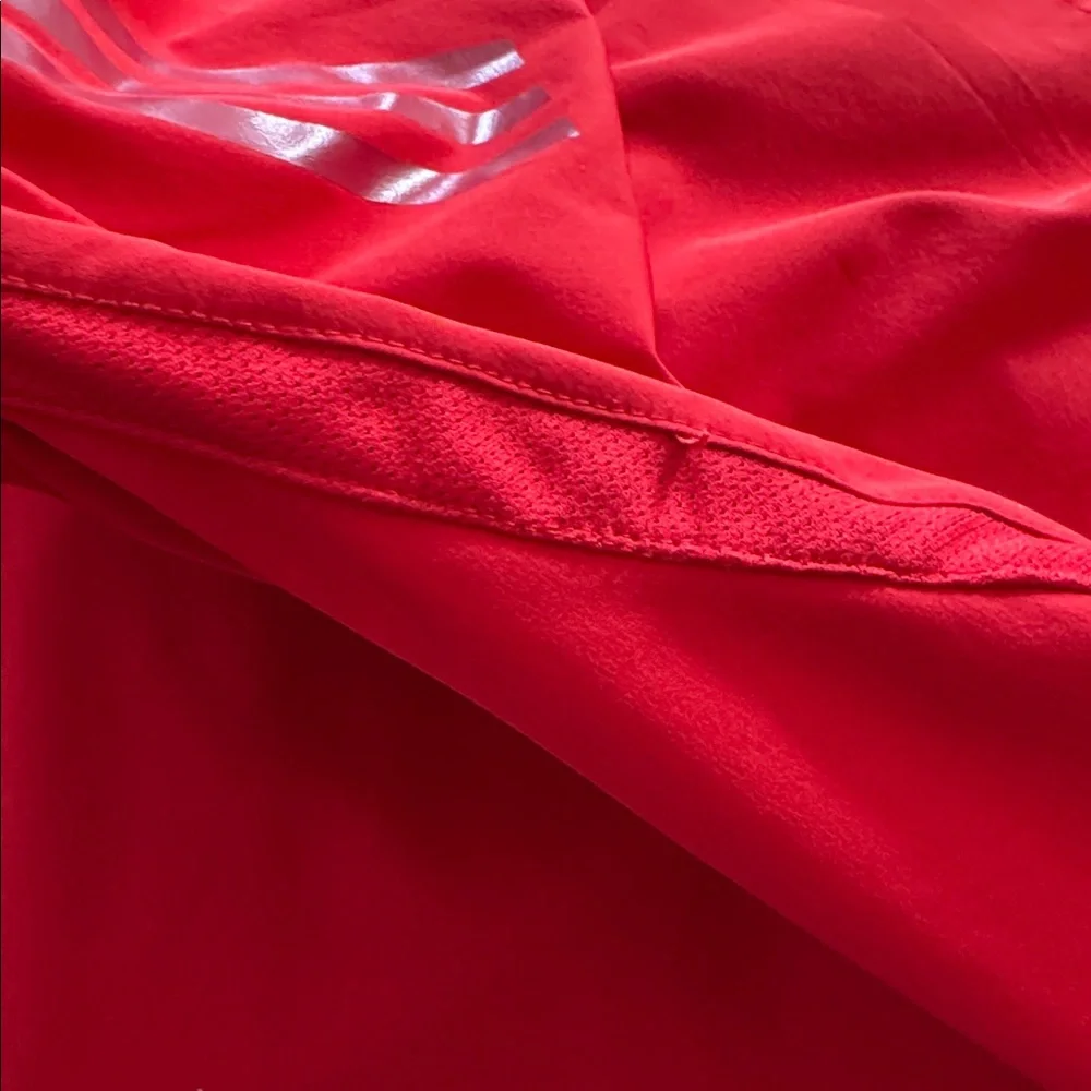 Men’s Adidas Go-to DWR Short-Sleeve Half-Zip Red Golf Pullover